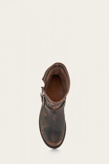Frye Veronica Bootie - Antiqued-black - Click Image to Close