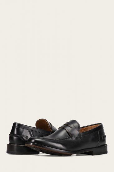 Frye Tyler Flex Penny - Black - Click Image to Close