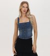 Frye Denim Bustier - Denim Bustier