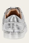 Frye Ivy Court Low Lace Sneaker - Silver-mirror