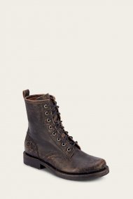 Frye Veronica Combat - Antiqued-black