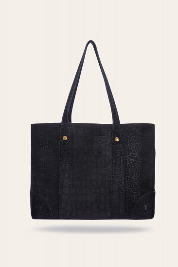 Frye Melissa Sueded Croco Shopper - Melissa Sueded Croco Shopper - Click Image to Close
