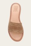 Frye Ava Woodstock Slide - Almond