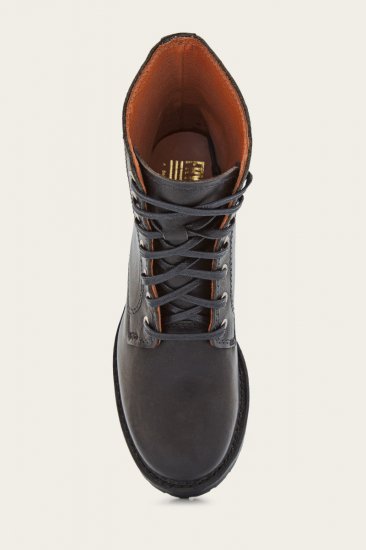 Frye Sabrina 6G Lace Up - Black - Click Image to Close