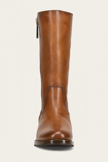 Frye Madison Heavy Zip Tall - Bark - Click Image to Close