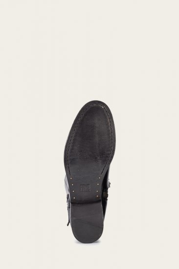 Frye Melissa Belted Tall - Black - Click Image to Close