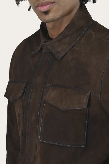 Frye Classic Suede Shacket - Classic Suede Shacket - Click Image to Close