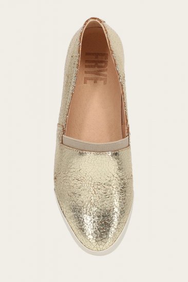 Frye Melanie Slip On - Gold-mirror - Click Image to Close