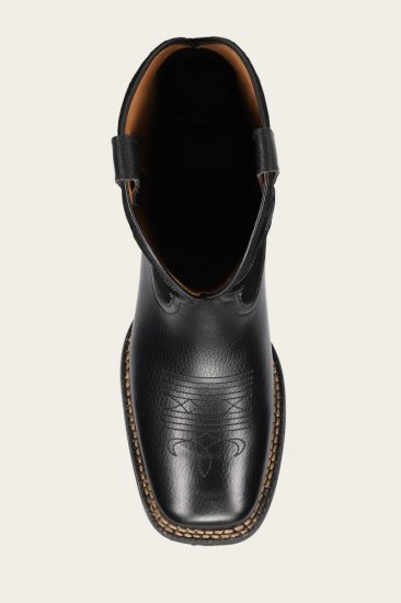 Frye Hauser Deco Stitch - Black-black - Click Image to Close