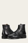 Frye Dylan Lace Up - Black-scotchgrain