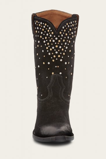 Frye Sacha Mid Stud - Black - Click Image to Close