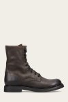 Frye Dean Combat Lace Up - Chocolate