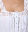 Frye Lace Trim Square Neck Tank - Lace Trim Square Neck Tank