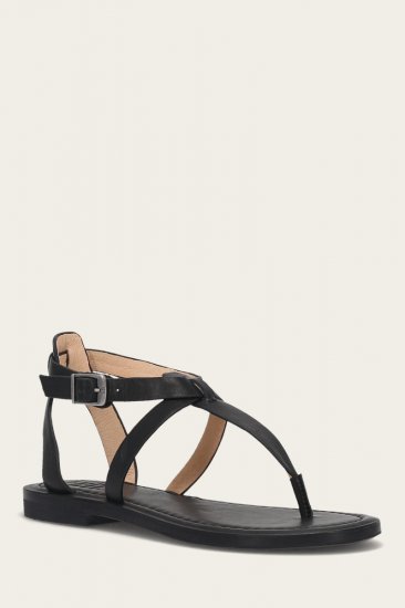Frye Taylor Sandal - Black - Click Image to Close