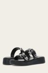 Frye Maya Buckle Sandal - Black