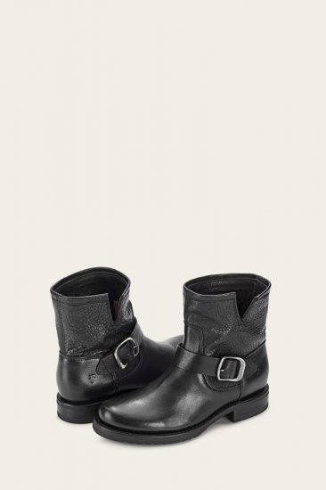 Frye Veronica Bootie - Black - Click Image to Close