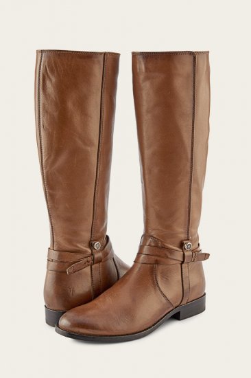 Frye Melissa Belted Tall - Dark-taupe - Click Image to Close