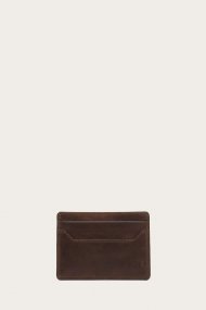 Frye Logan Money Clip Card Case - Dark Brown