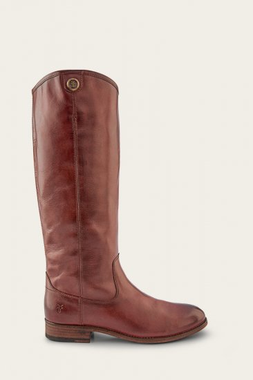 Frye Melissa Button 2 - Mahogany - Click Image to Close