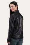 Frye Black Leather Shirt - Frye Black Leather Shirt