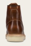 Frye Hudson Workboot Wedge - Saddle