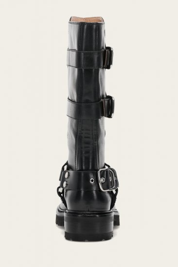 Frye Olivia Moto Mid - Black - Click Image to Close