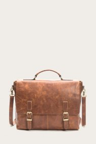 Frye Logan Top Handle - Cognac