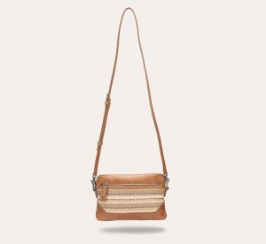 Frye Melissa Straw Crossbody Wristlet - Melissa Straw Crossbody Wristlet