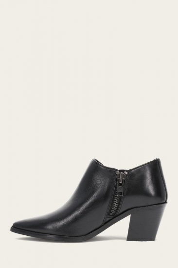 Frye Sara Western Shootie - Black - Click Image to Close