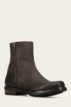 Frye Conway Zip - Chocolate