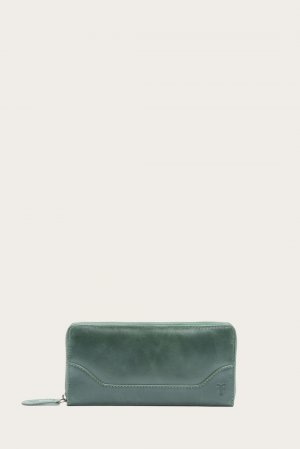 Frye Melissa Zip Around Wallet - Basil