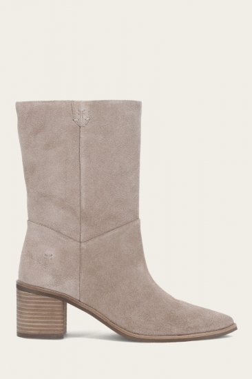 Frye Sadie Softy Mid - Taupe - Click Image to Close