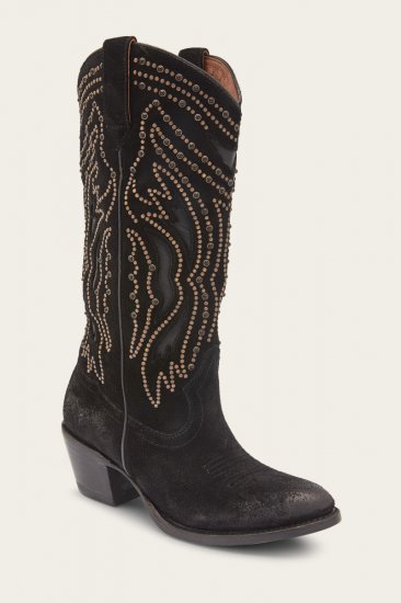 Frye Shelby Studded - Black - Click Image to Close