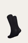 Frye Bamboo Boot Sock 2 Pack - Black - Bamboo Boot Sock 2 Pack - Black