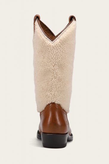 Frye Billy Pull On Shearling - Caramel - Click Image to Close