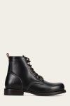 Frye Hudson Workboot Plain Toe - Black