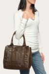 Frye Melissa Tote - Dark Brown