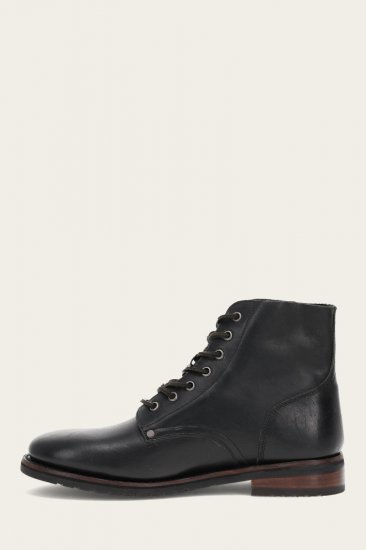 Frye Barrett Lace Up - Black - Click Image to Close