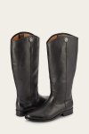 Frye Melissa Button 2 Wide Calf - Black