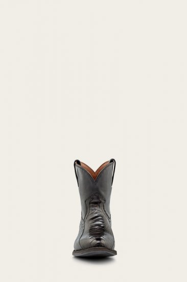 Frye Billy Short - Black-ostrich - Click Image to Close