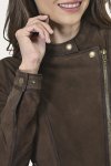 Frye Biker-racer Leather Jacket - Biker-racer Leather Jacket