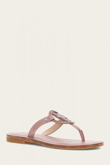 Frye Taylor Logo Sandal - Woodrose - Click Image to Close