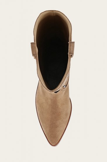 Frye Sara Western Tall Stud - Almond - Click Image to Close