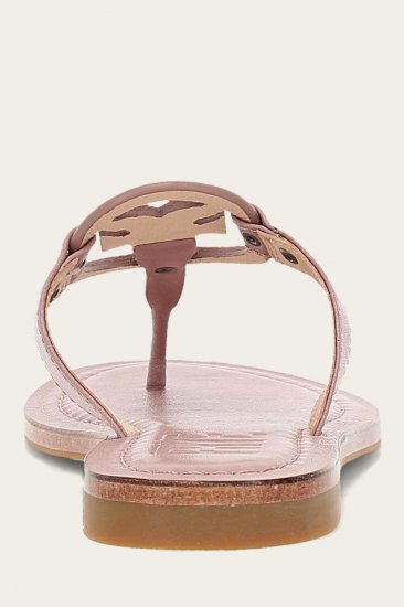 Frye Taylor Logo Sandal - Woodrose - Click Image to Close