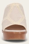 Frye Pipa Crochet Platform Sandal - Ivory
