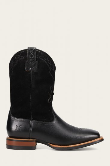 Frye Hauser Logo Stitch - Black-black - Click Image to Close
