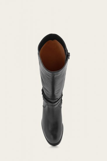Frye Melissa Belted Tall - Black - Click Image to Close