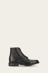 Frye Seth Cap Toe Lace Up - Black