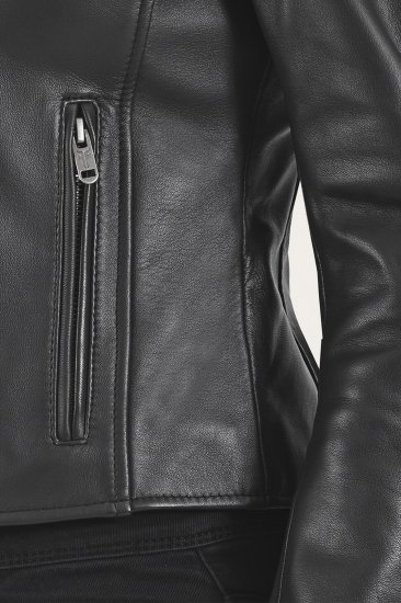 Frye Modern Biker-racer Leather Jacket - Modern Biker-racer Leather Jacket - Click Image to Close