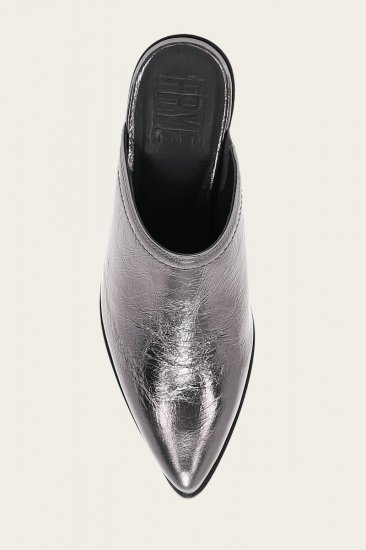 Frye Sadie Mule - Pewter - Click Image to Close